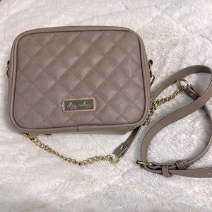 Itzy Ritzy Diaper bag cross body taupe